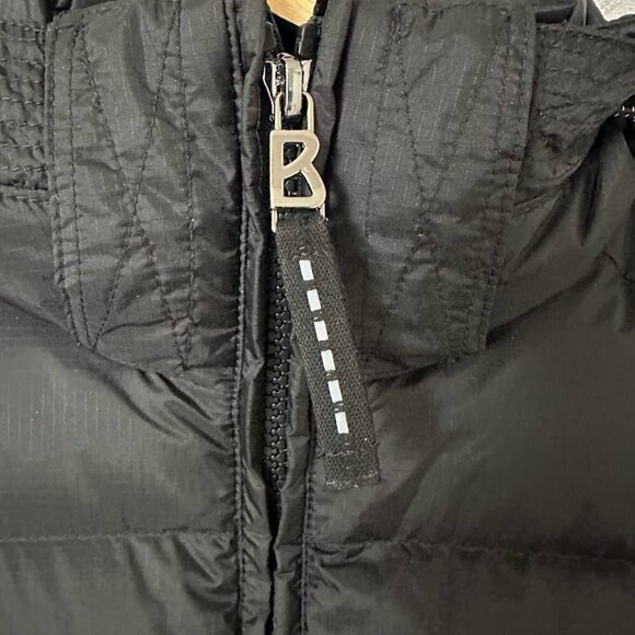Rare Bogner Goan Thylmann Ski Puffer Down Black Coat Embroidered Fish Size XS 4 - Picture 11 of 16